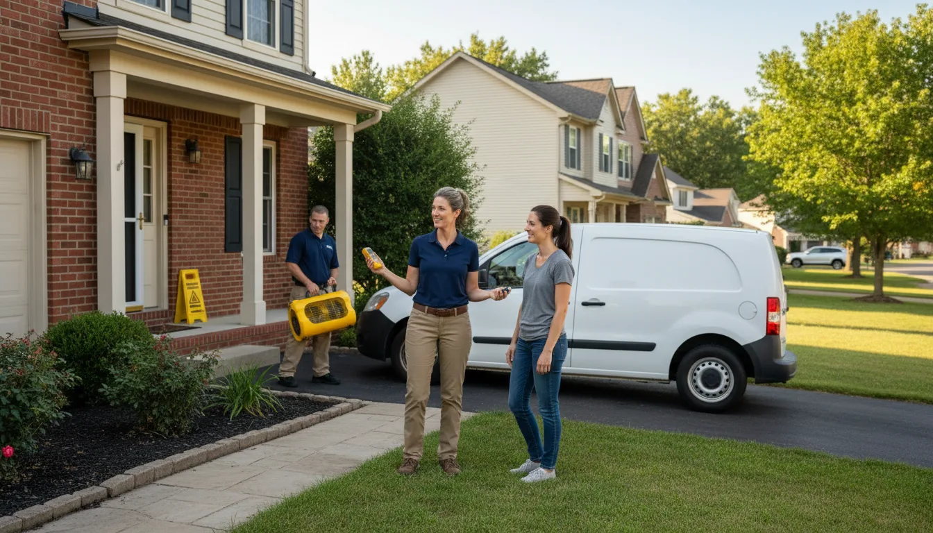 Residential water damage restoration in Atwater, CA